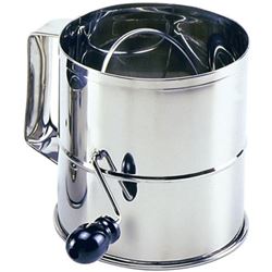 Flour Sifter, Stainless Steel, 8 Cup, 146 by Norpro.