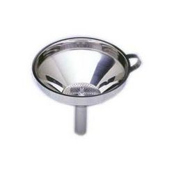Funnel, Stainless Steel With Strainer, 247 by Norpro.