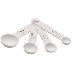 Measuring Spoon Set, Plastic, 4-Piece, 3041W by Norpro.