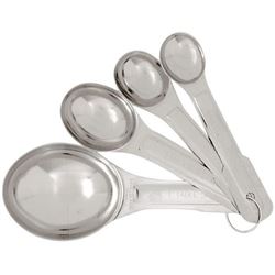 Measuring Spoon Set, Stainless Steel, 4-Piece, 3050 by Norpro.
