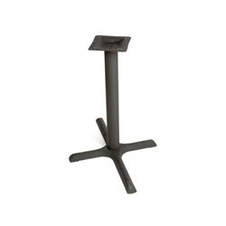 Table Base,  22" x 30" "X Style" Cast Iron Base - Black, B2230-STD by Oak Street.