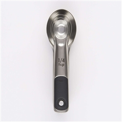 Measuring Spoons, "Good Grips" 4 Piece - Stainless Steel, 11132100 by OXO International.