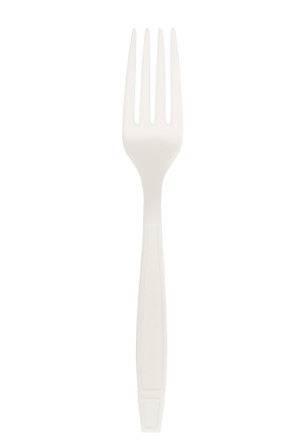 Papercraft Fork Plastic Bio-Based, Heavy, 1000 per case - B7023221