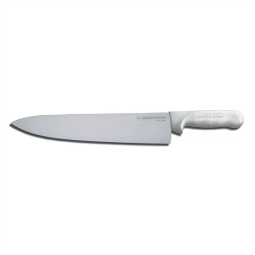 Knife, Chef's 12" - White Polypropylene Handle, S145-12PCP by Dexter-Russell.