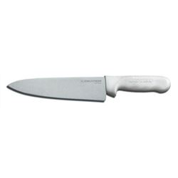 Knife, Chef's 8" - White Polypropylene Handle, S145-8PCP by Dexter-Russell.