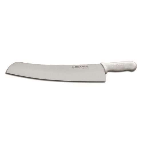 Knife, Pizza 18" - White Polypropylene Handle, S160-18 by Dexter-Russell.