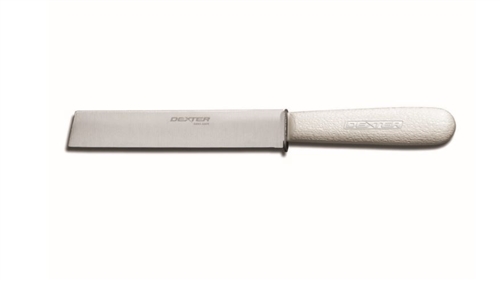 Knife, Vegetable 6" High Carbon Steel With White Polypropylene Handle, S186PCP by Dexter-Russell.