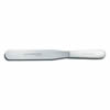 Spatula, Icing 8" With Rounded Corners, Stainless Steel, White Polypropylene Handle, S284-8 by Dexter-