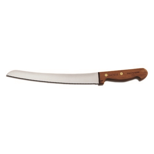 Dexter-Russell Scallop 10" Curve Bread Knife Rosewood Handle - S47G10-PCP