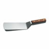 Spatula, 8" x 3" With Rounded Corners, Rosewood Handle, S8698 by Dexter-Russell.