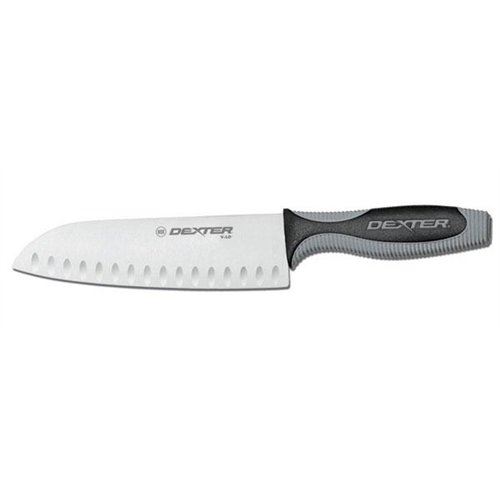 Knife, Santoku 7" Granton Edge "V-Lo Series", V144-7GE-PCP by Dexter-Russell.