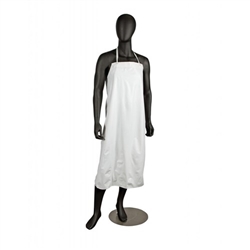 Apron, Dishwashing Heavy Duty 20 Mil - White, 614DVA-WH20 by San Jamar.