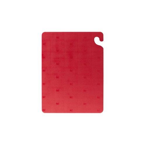 Cutting Board, "KolorCutÂ®" 12" x 18" x 1/2" - Red, CB121812RD by San Jamar.