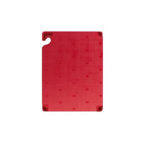 Cutting Board, "Saf-T-GripÂ®" 15" x 20" x 1/2" - Red, CBG152012RD by San Jamar.