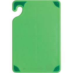 Cutting Board, "Saf-T-GripÂ®" 6" x 9" x 3/8" - Green, CBG6938GN by San Jamar.