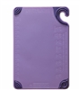 San Jamar SafTGrip Cutting Board 6x9" Purple - CBG6938PR