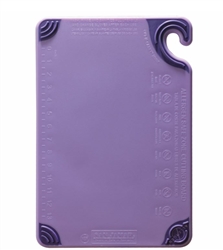 San Jamar SafTGrip Cutting Board 6x9" Purple - CBG6938PR