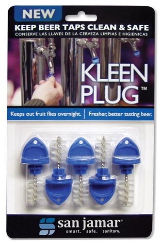 Kleen Plug, Beer Tap Plug - Set of 5, KLP200 by San Jamar.