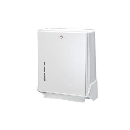 Paper Towel Dispenser, C-Fold/Multi-Fold - White, T1905WH by San Jamar.