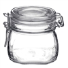 Steelite Fido Jar 19oz Clear w/Gasket - 4949Q457