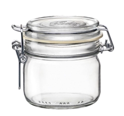 Steelite Fido Jar 7-3/4oz Clear w/Gasket - 4949Q458