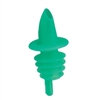 Spill-Stop Pourer, Plastic Green 1Dz/Bag - 350-04