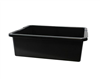 TableCraft Tote Box, Heavy Duty, Black - 1557B