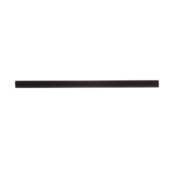 TableCraft, Paper Straws, 7 3/4" Unwrapped, Black - Case of 3000 - 700132