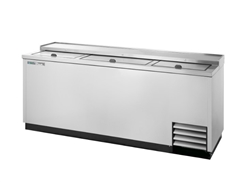 TRUE Horizontal Bottle Cooler, 80 1/8" Stainless Steel - TD-80-30-S-HC