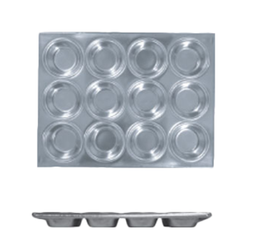 Thunder Group Muffin Pan, 12 cup, 3-1/2 oz - ALKMP012