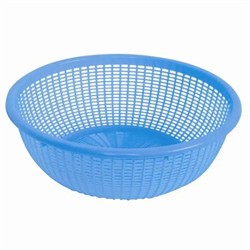 Plastic Fish Basket 6" X 18-1/2", PLFP001-Blue by Thunder Group.