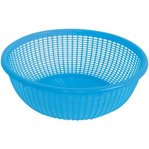 Plastic Wash Basket 9" X 3-1/4" Round, PLWB004 by Thunder Group.