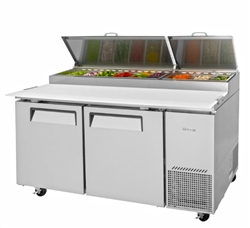 Turbo Air Refrigerated Counter, Pizza Prep Table - TPRâ€67SDâ€N