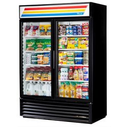 Refrigerator, Reach-In Hinged Glass Door Merchandiser - 2 Section, GDM-49-HC~TSL01 by True.
