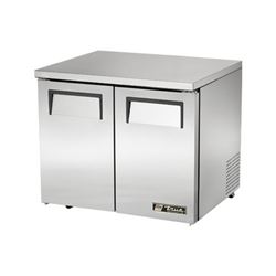 Refrigerator, Undercounter 36" Solid Door - 2 Section, Low Profile. TUC-36-LP by True.