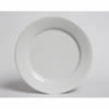 Plate, 6 1/4" Rolled Edge, Plain Porcelain White "Alaska Pattern", ALA-062 by Tuxton.