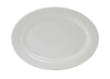 Platter, 10" Plain Porcelain White "Alaska Pattern", ALH-100 by Tuxton.