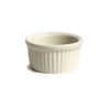 Ramekin, 2 1/2oz Fluted Sides Plain Porcelain, Eggshell, BEX-0252 by Tuxton.