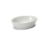Baking Dish, 7oz Oval, Smooth Porcelain, White, BWK-060 by Tuxton.