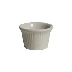Ramekin, 1 1/2oz Fluted Sides Plain Porcelain White, BWX-0152 by Tuxton.
