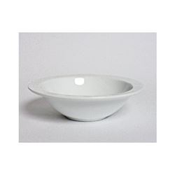 Bowl, 4 1/2" Fruit, Narrow Rim Edge, Plain Porcelain White "Colorado Pattern", CLD-046 by Tuxton.