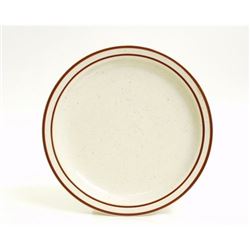 Plate, 10 1/2" Brown Speckle "Bahamas Pattern", TBS-016 by Tuxton.