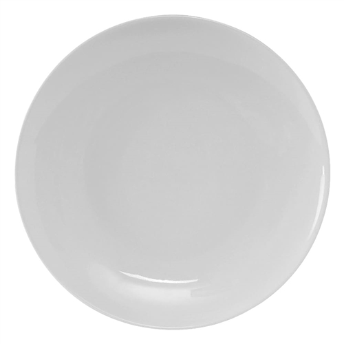 Plate, 9" Round Coupe, Florence, White - VPA-090 by Tuxton.