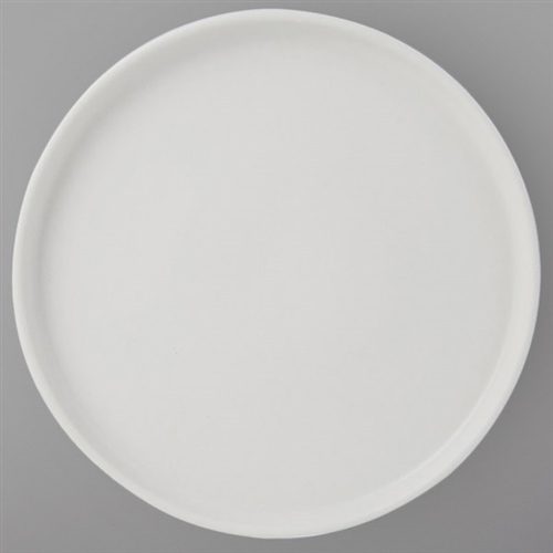 Plate, 8-1/4" x 3/4" h, Round, Straight Side, Zion, Matte White -VWAS082 by Tuxton.