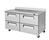 Turbo Air Refrigerated Counter, Work Top - TWR-60SD-D4-N