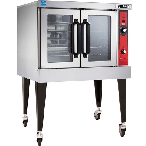 Vulcan Single Deck Full Size Electric Convection Oven - 240V - VC4ED-12D1