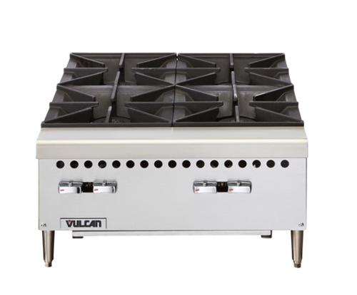 Vulcan 2 Burner Hot Plate 12" Natural Gas - VCRH-1