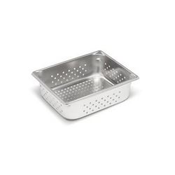 Steam Table Pan, Perforated Half Size "Super Pan Vâ„¢" 4" Deep, 30243 by Vollrathe.
