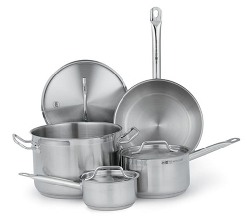 Cookware Set, 7pc. Professional Stainless Steel, 3822 by Vollrath.