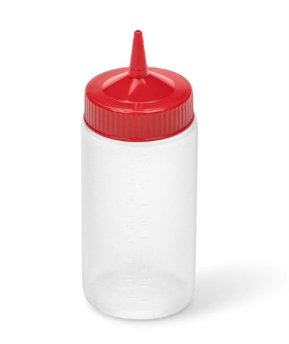 Vollrath Squeeze Bottle Dispenser, 16oz, Wide Mouth - 4916â€1302